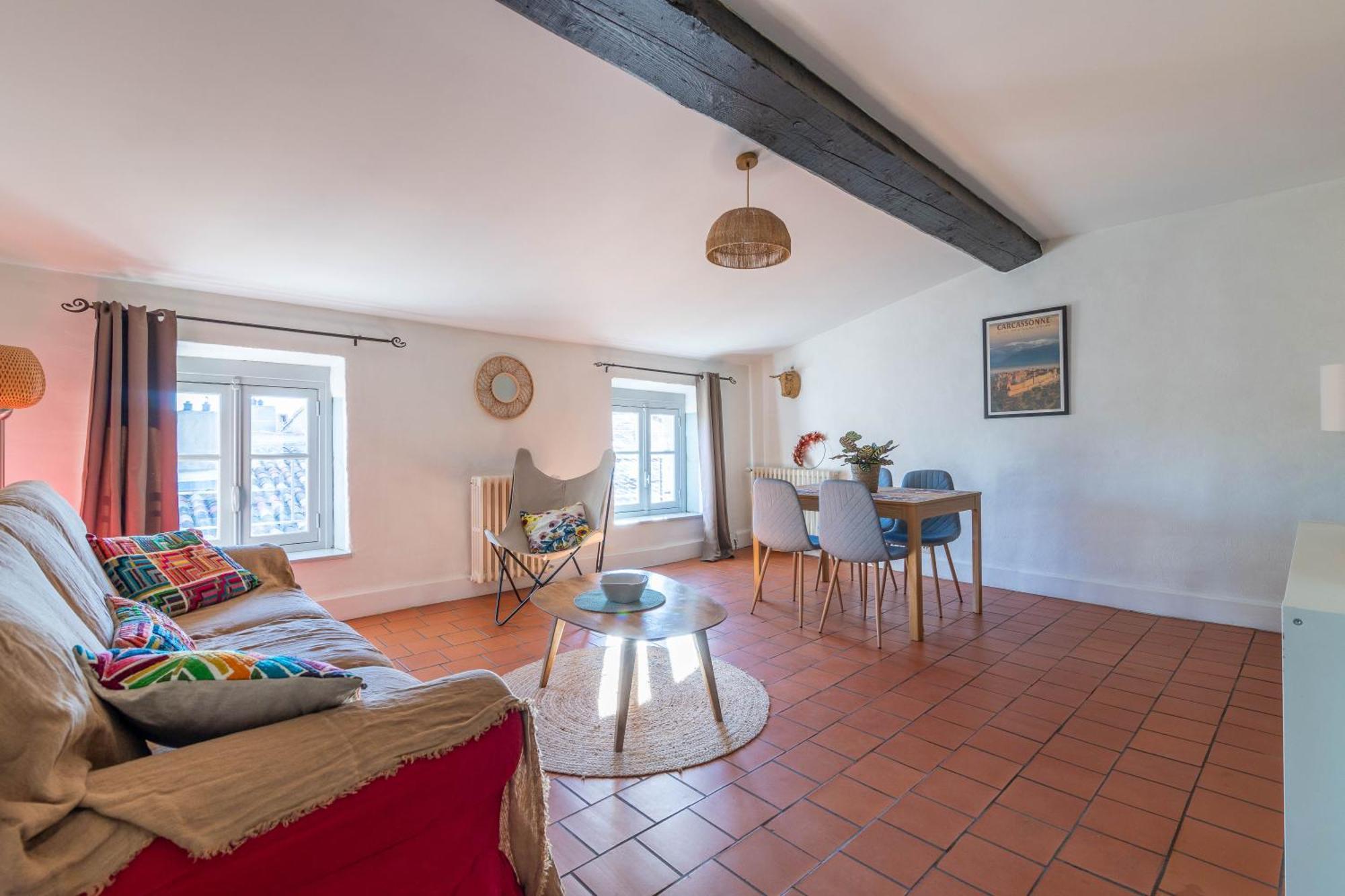 קרקסון Bel Appartement Avec Cour Au Coeur De La Bastide מראה חיצוני תמונה